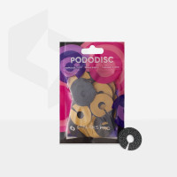 Asendusrõngasviilid Pododisc Staleks Pro L pediküürikettale, 80 grit (50 tk)