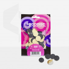 Replacement files on a soft base for a pedicure disc Pododisc Staleks Pro M, 320 grit (50 pcs)